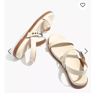 Madewell Louisa Slingback Sandal in White 6.5